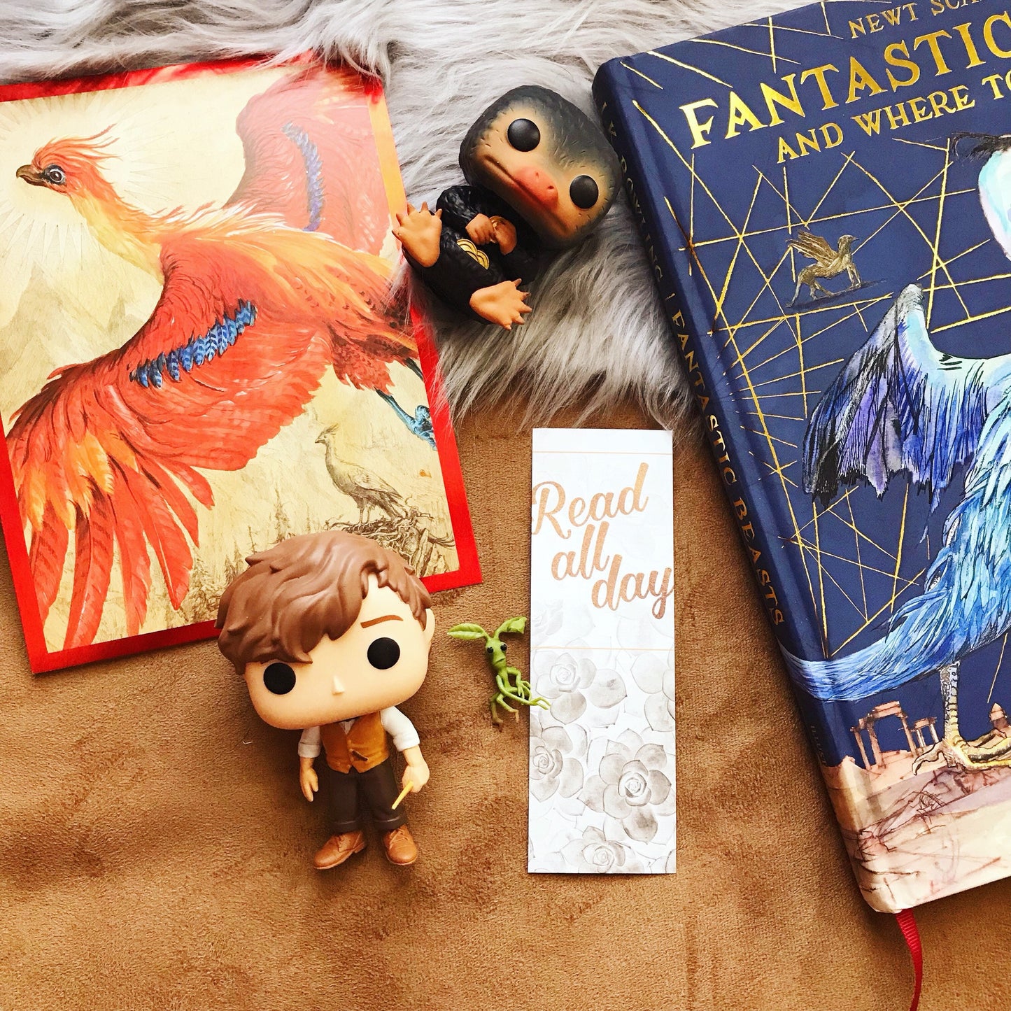 Succulent Read All Day Bookmark