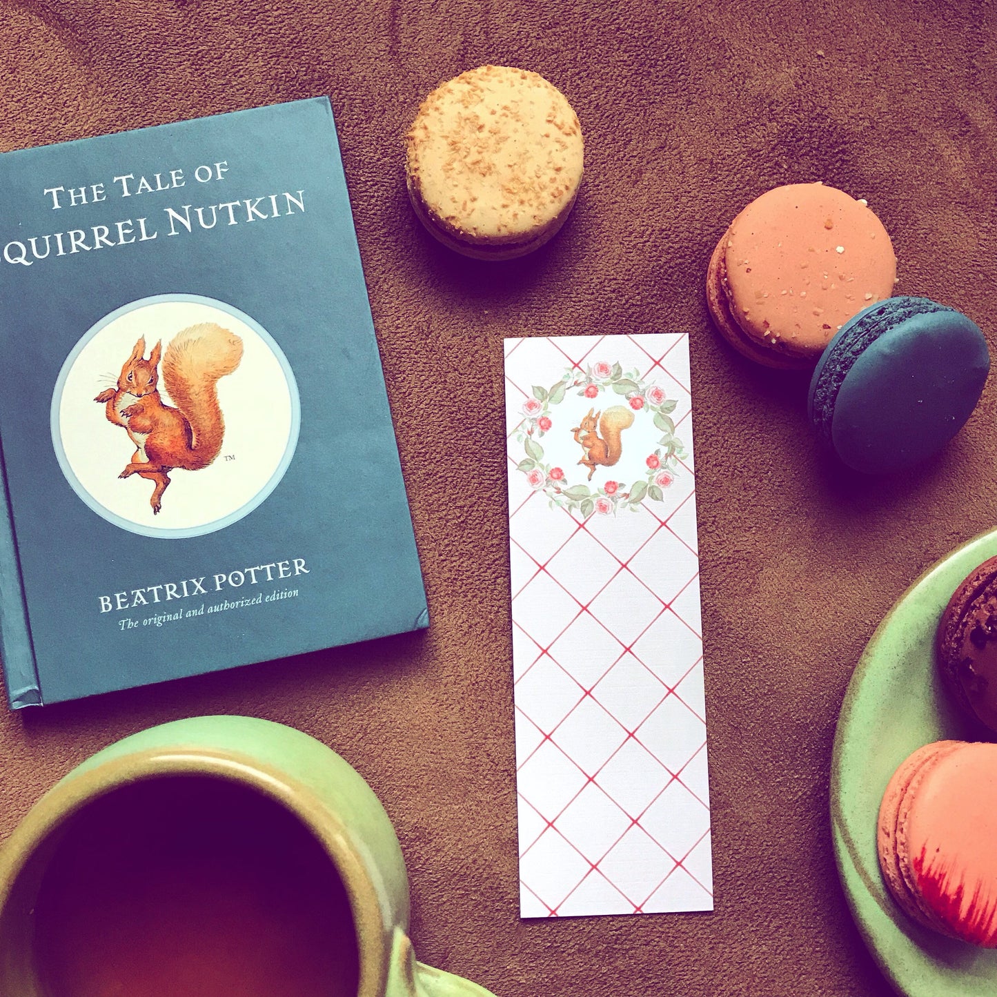 Squirrel Nutkin Bookmark, Beatrix Potter