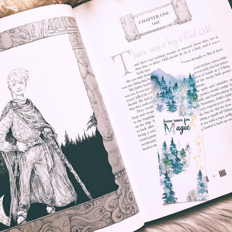 Fantasy Forest Leave Room for Magic Bookmark