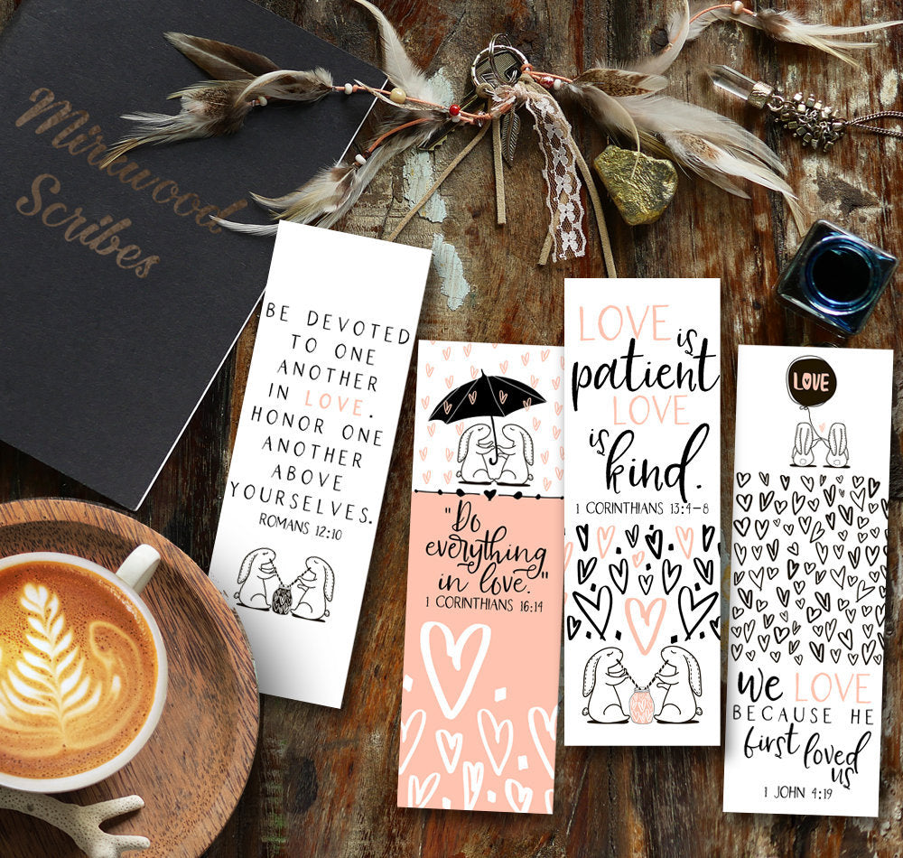 Printable Bible Verses Bookmarks Set