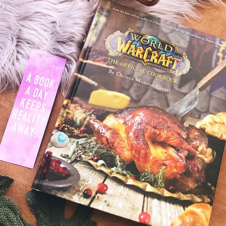 A Book a Day Keeps Reality Away! Watercolor Bookmark