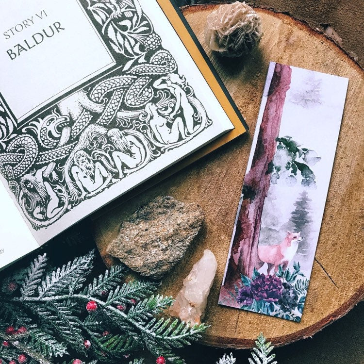 Magical Forest Deer and Fox Bookmark Bundle