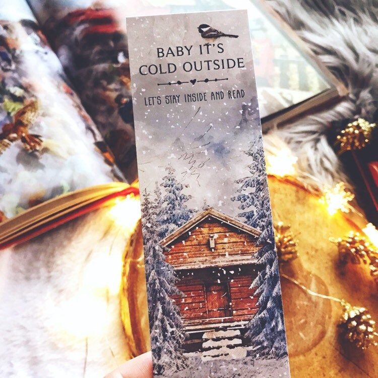Baby Its Cold Outside Holiday Bookmark