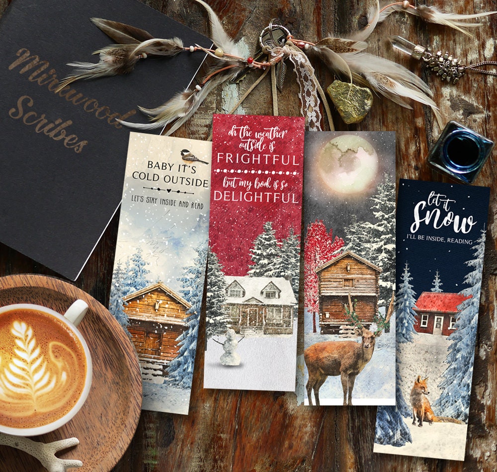 Christmas Deer Bookmark
