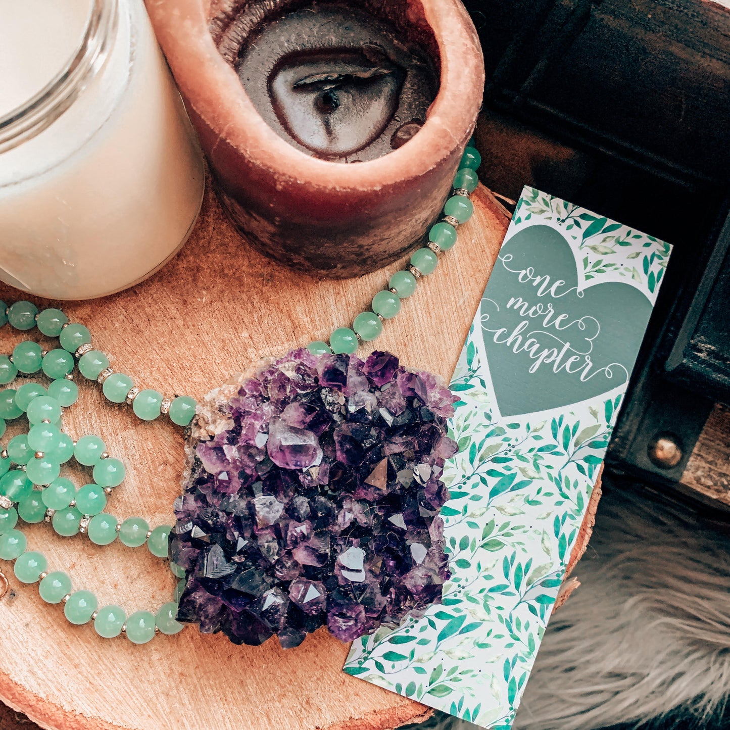 One More Chapter Botanical Bookmark