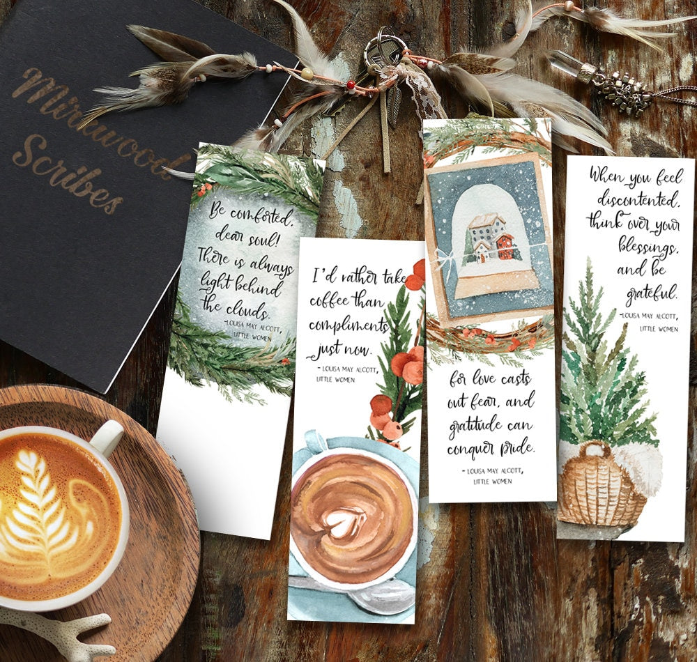 Little Women Christmas Bookmark