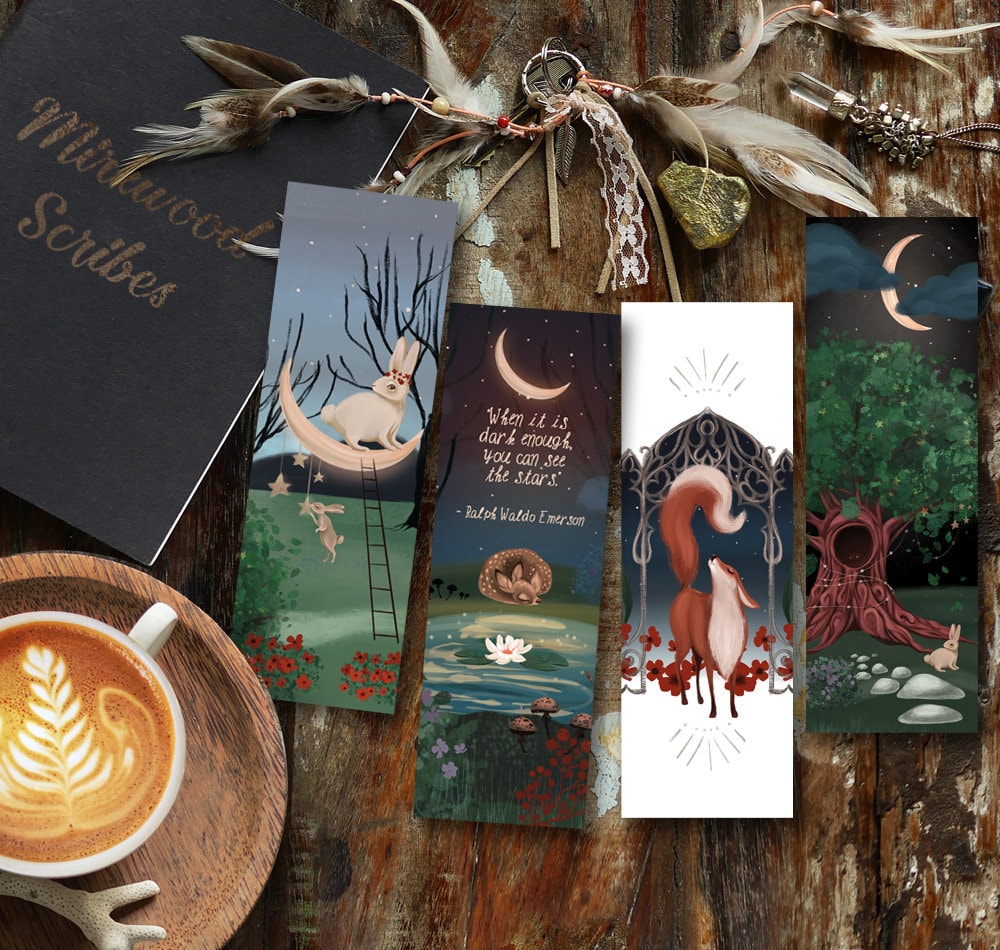 Ralph Waldo Emerson Literary Quote Bookmark