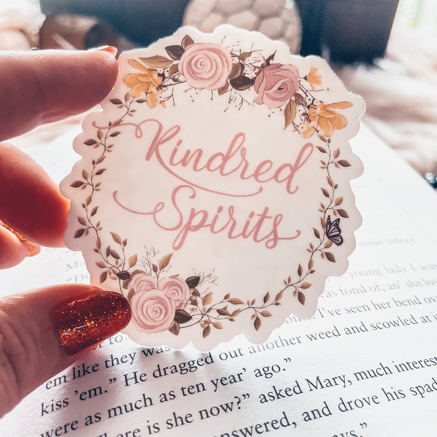 Anne of Green Gables Kindred Spirits Watercolor Sticker