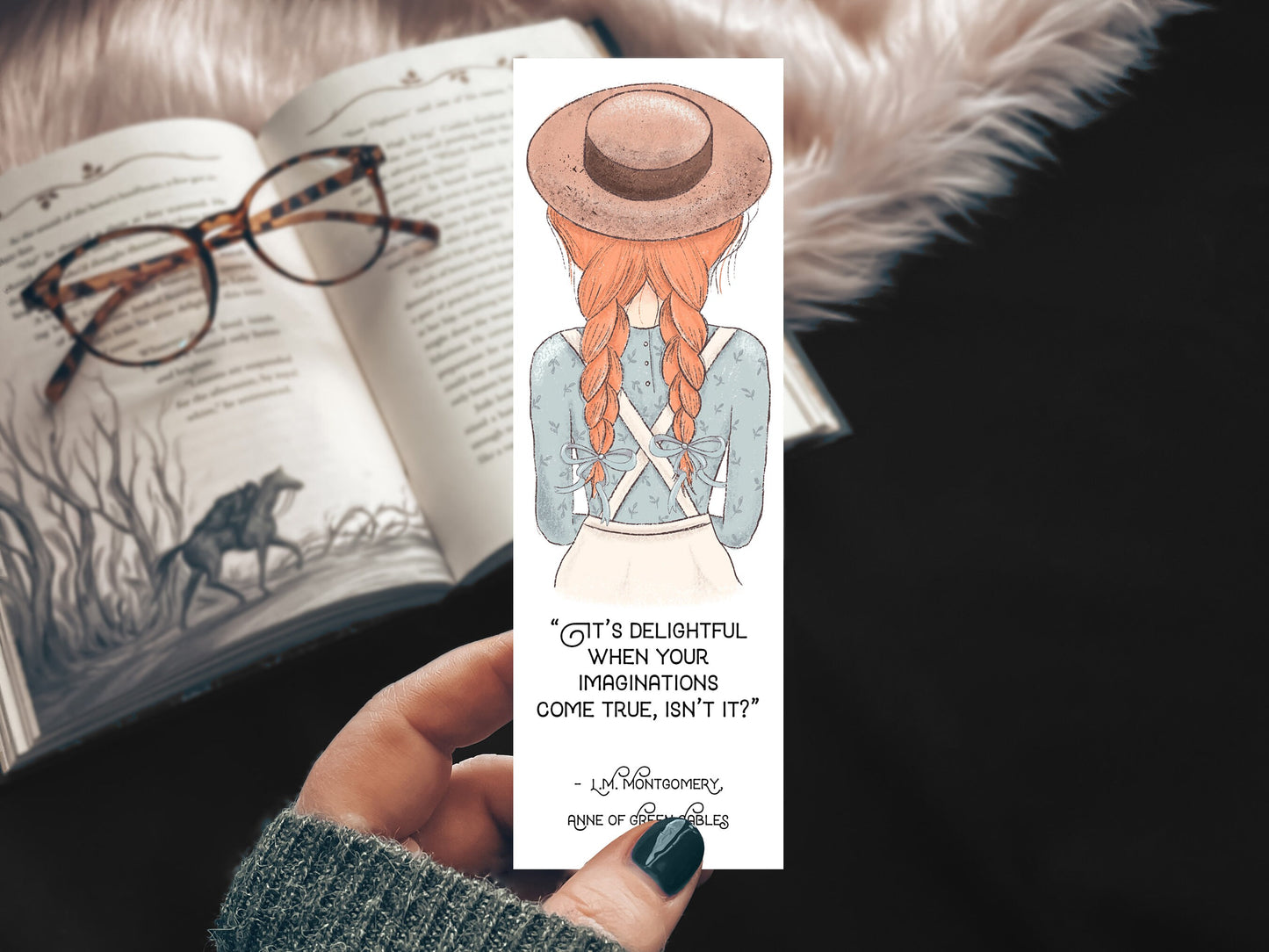 Watercolor Anne of Green Gables Bookmark