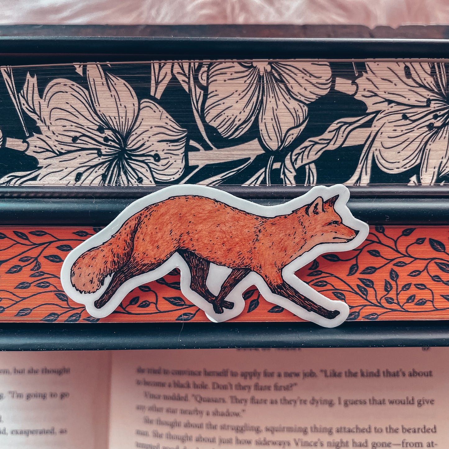 Running Fox Vinyl Sticker
