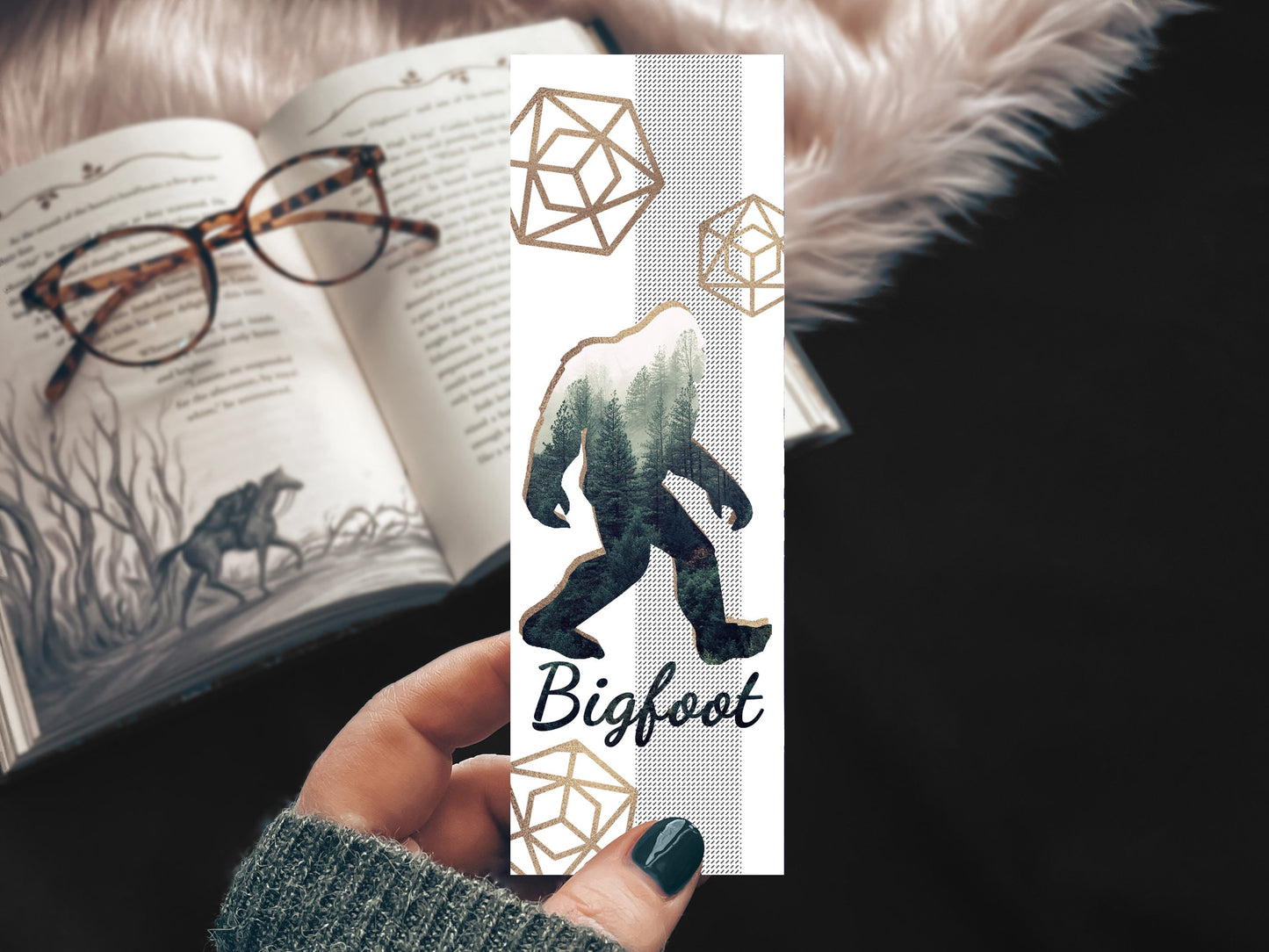 Cryptid Bigfoot Bookmark