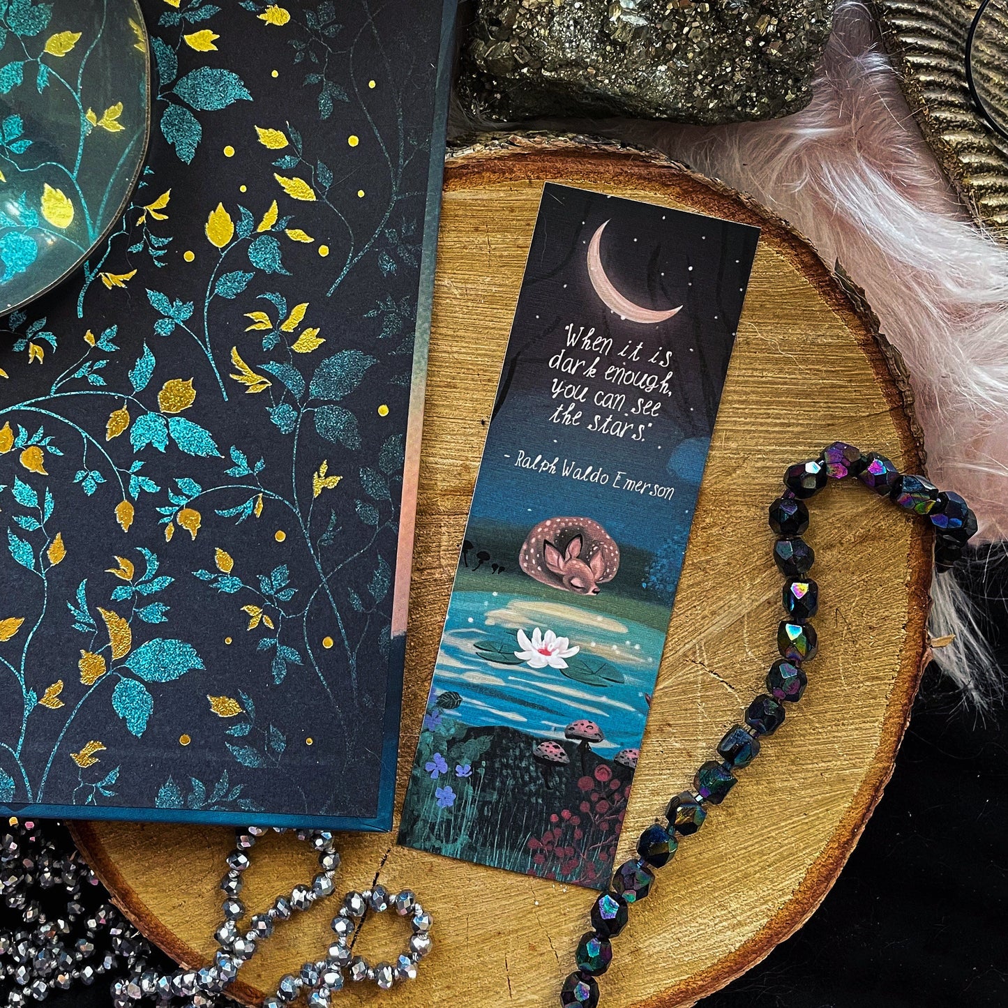 Ralph Waldo Emerson Literary Quote Bookmark