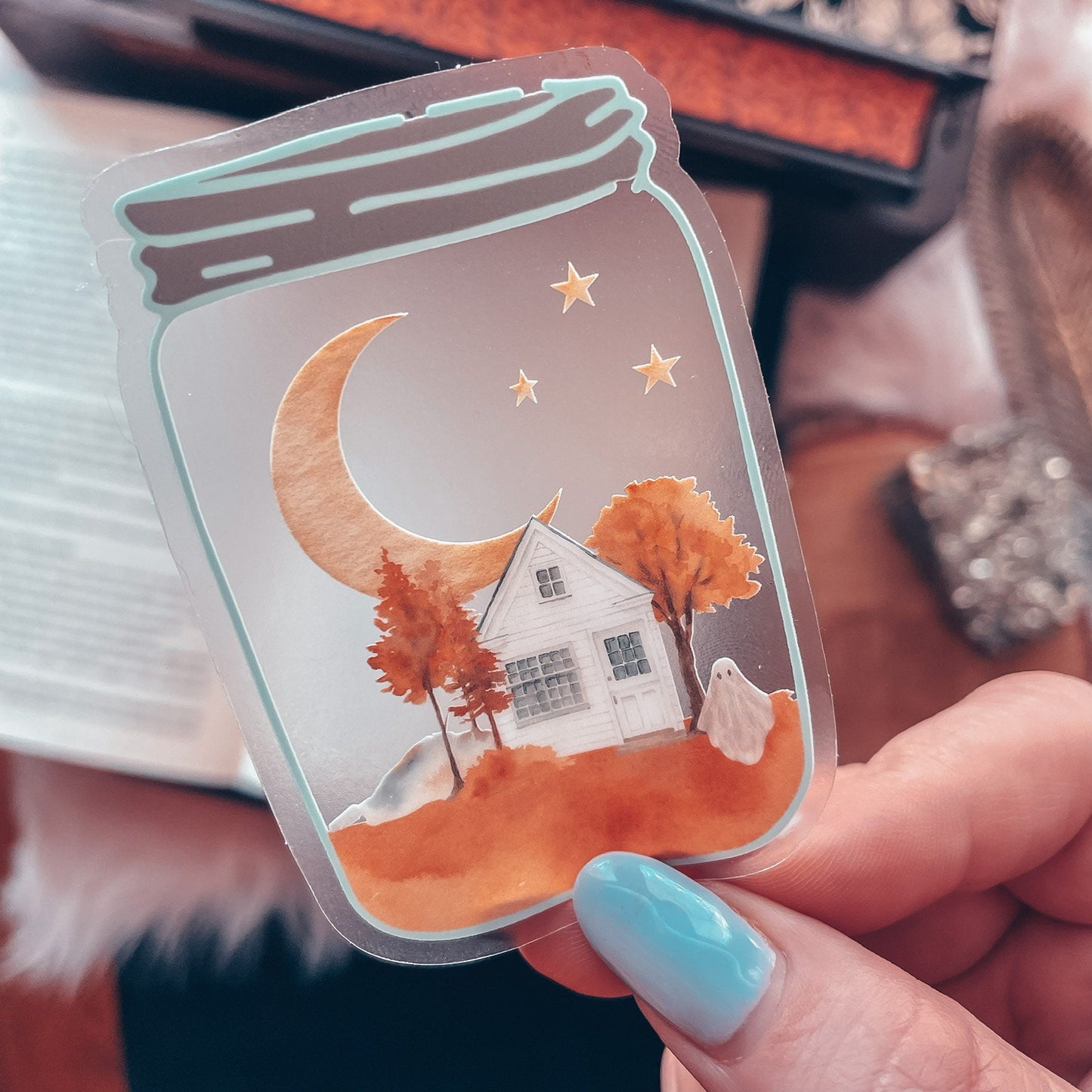 Spooky Fall Vibes Sticker