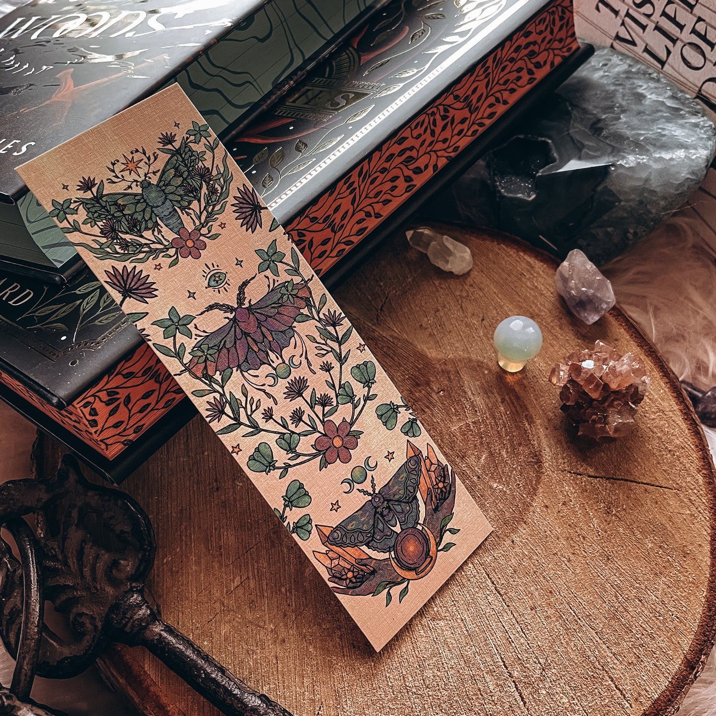 Yellow Lunar Moth Bookmark