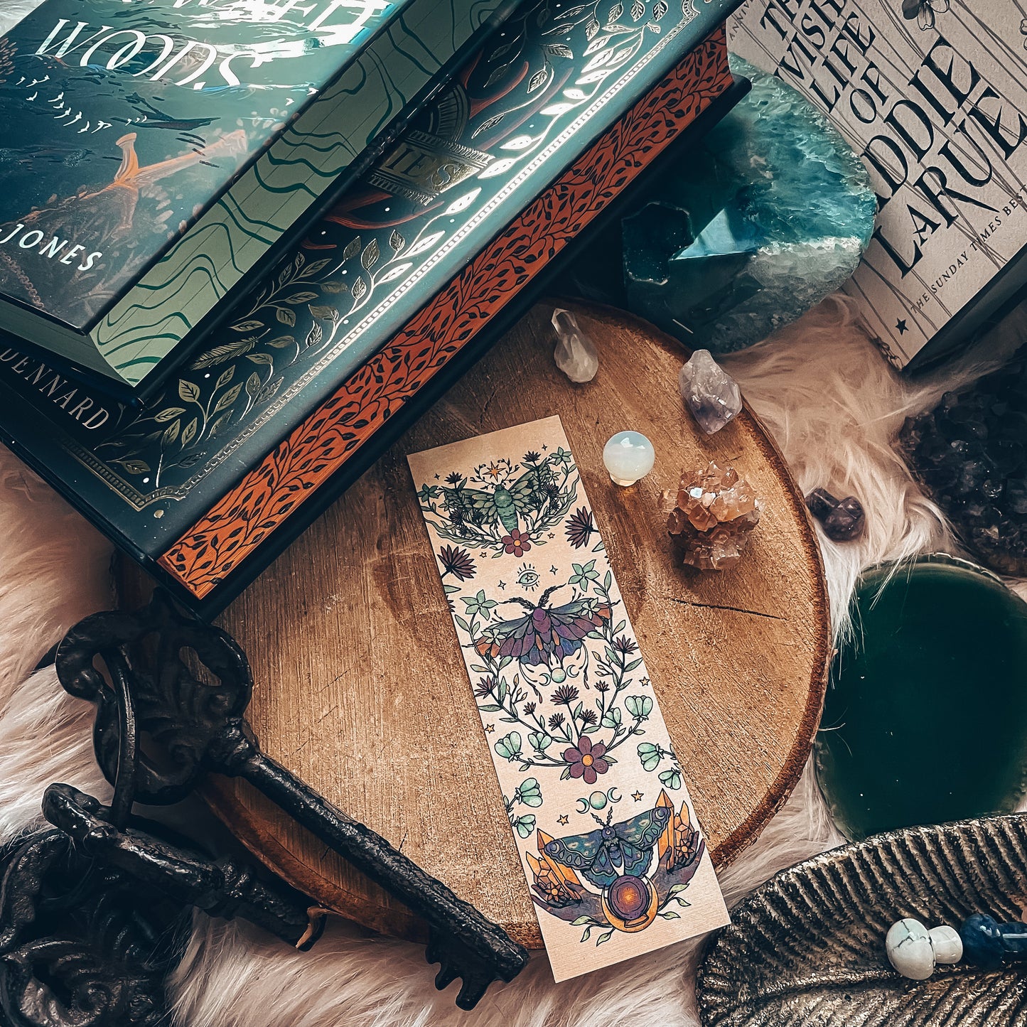 Yellow Lunar Moth Bookmark