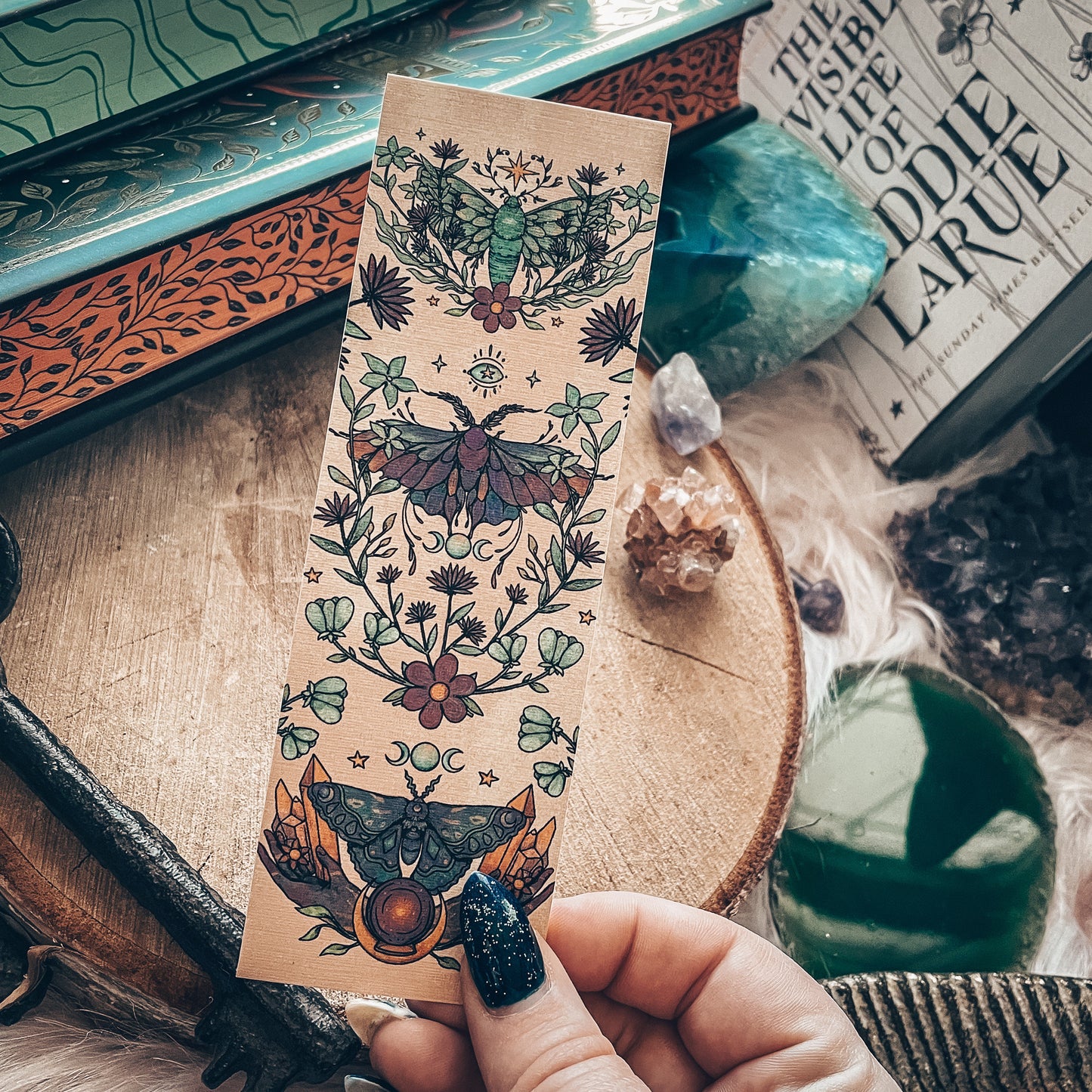 Yellow Lunar Moth Bookmark