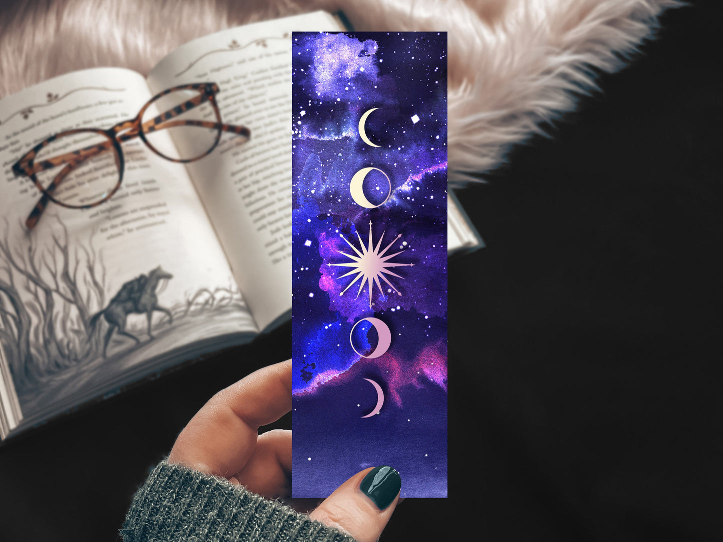 ACOTAR Feyre's Tattoo Watercolor Bookmark