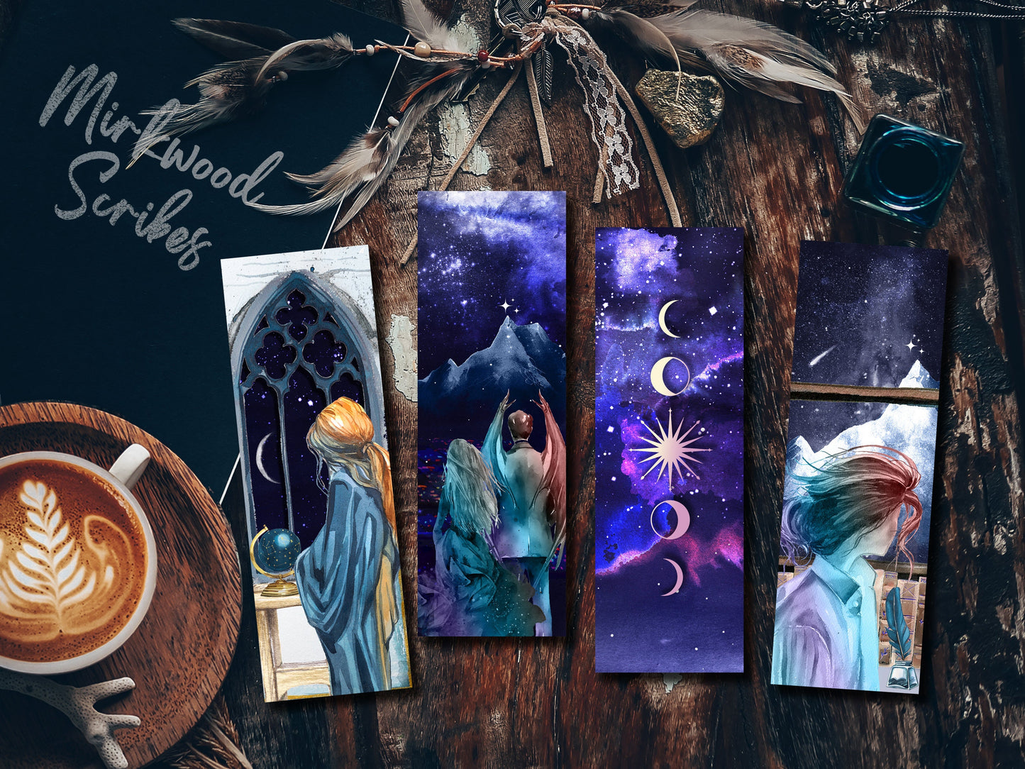 Printable ACOTAR Velaris Bookmarks Set