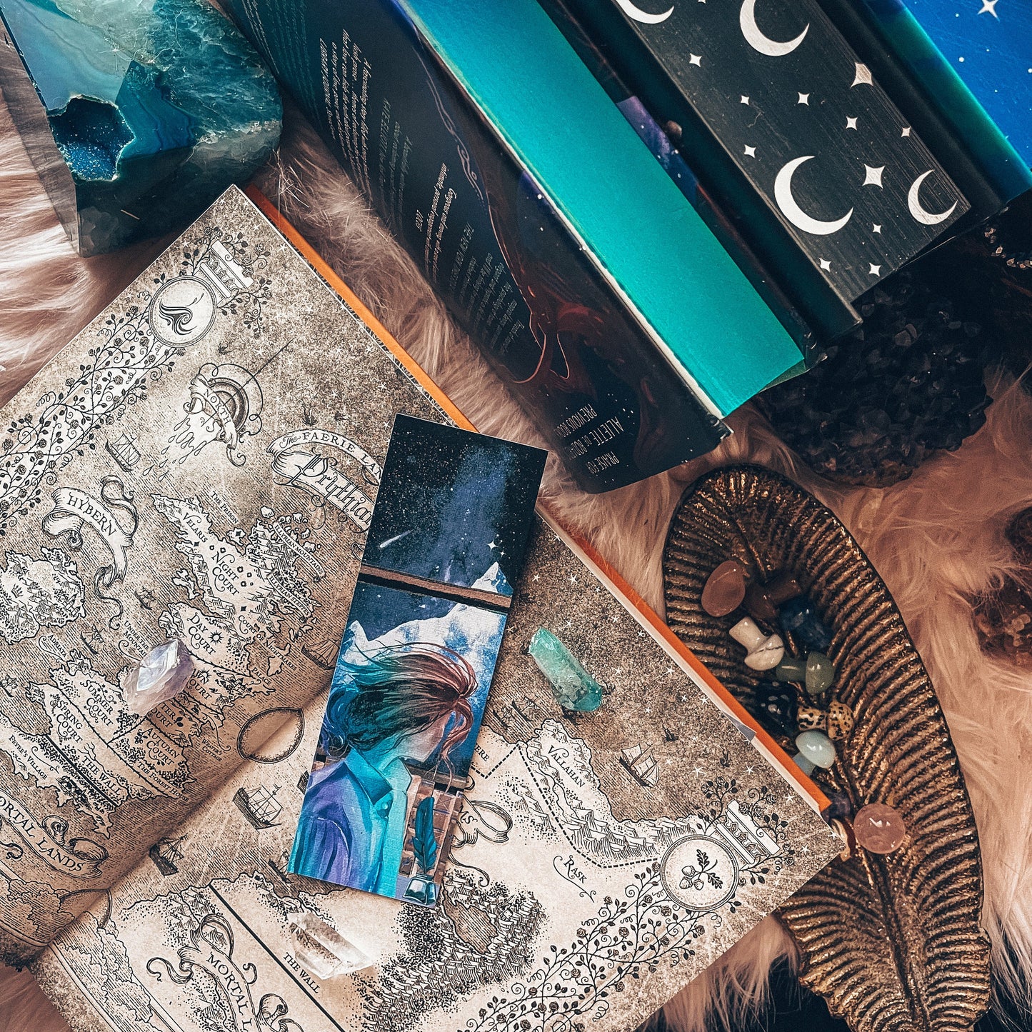 Printable ACOTAR Velaris Bookmarks Set