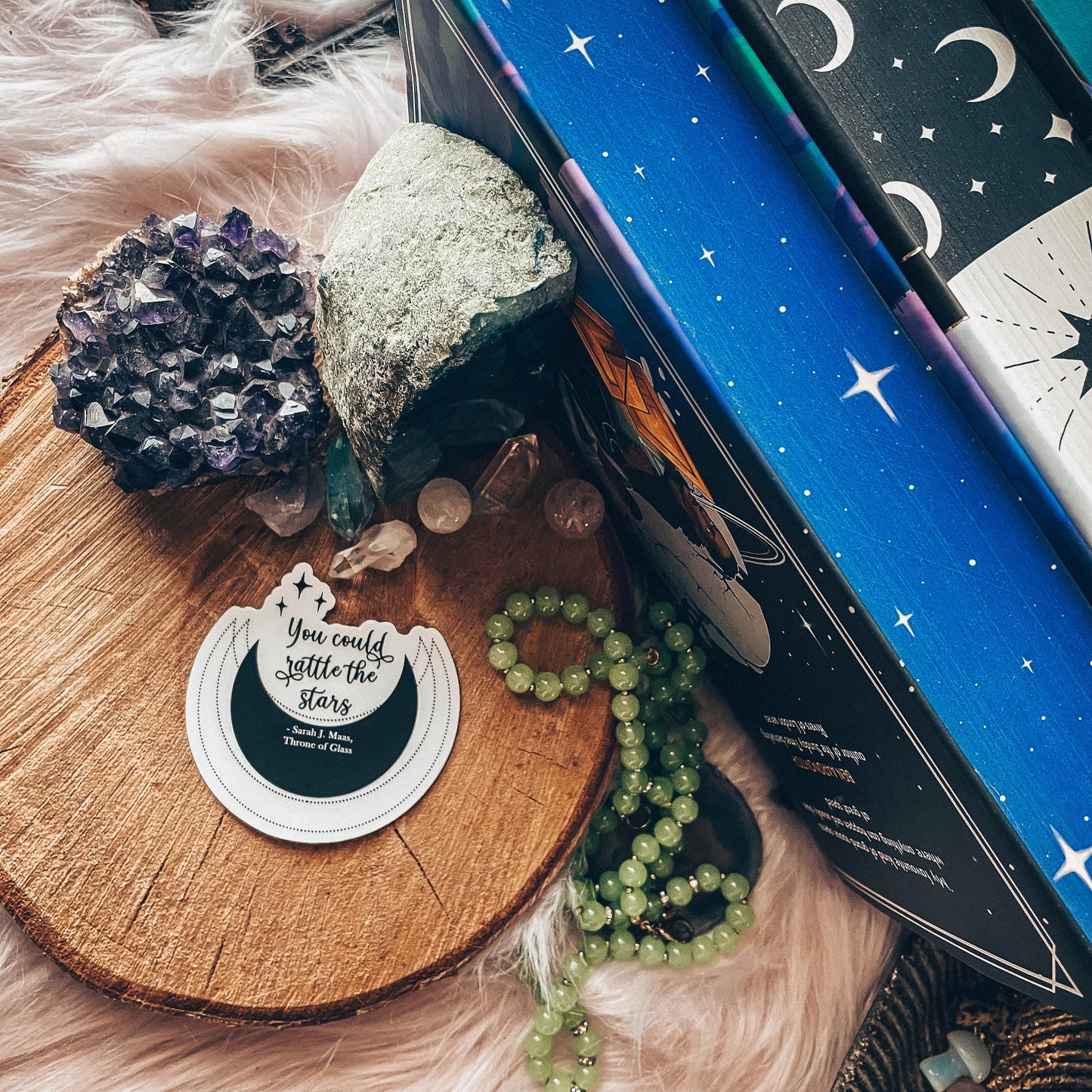 Throne of Glass Clear Sticker, You Could Rattle the Stars