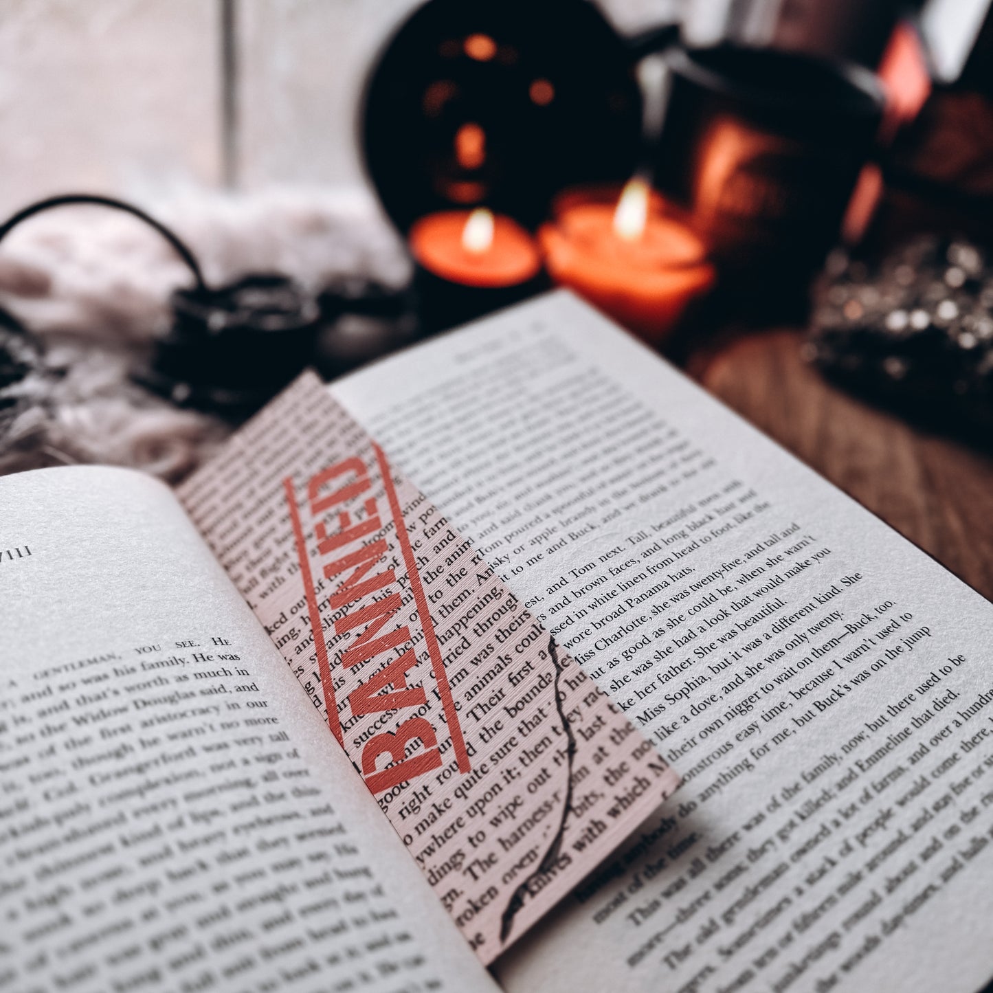 Banned Books Handmade Bookmark