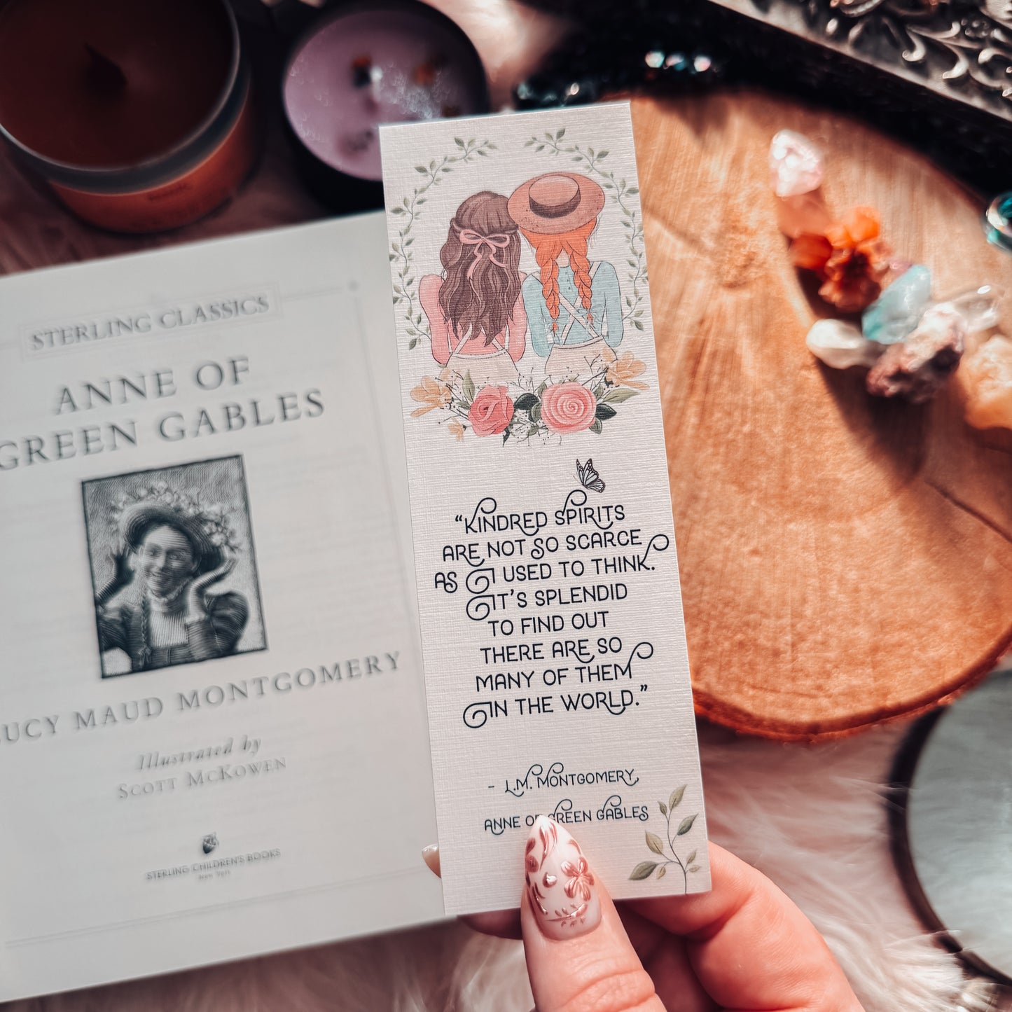 Watercolor Kindred Spirits Bookmark, Anne of Green Gables