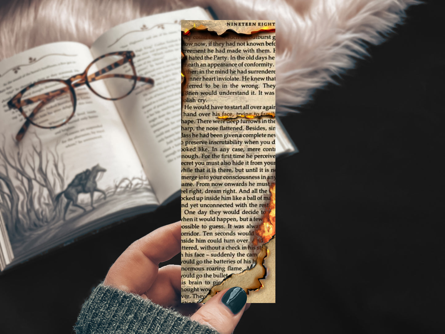 Anti Book-Burning Book Page Bookmark