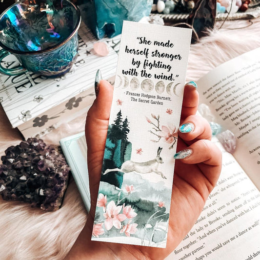The Secret Garden Watercolor Bookmark