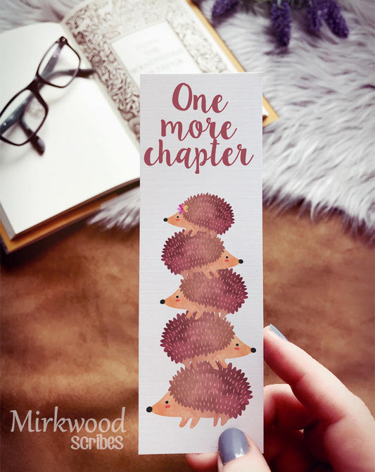 Stack of Hedgehogs Bookmark
