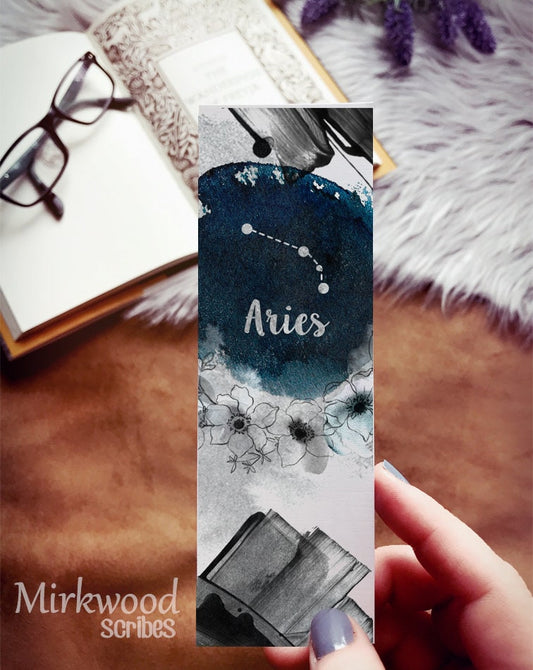 Aries Zodiac Bookmark