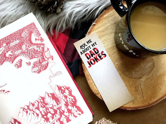 Ask Me About My Dad Jokes Bookmark