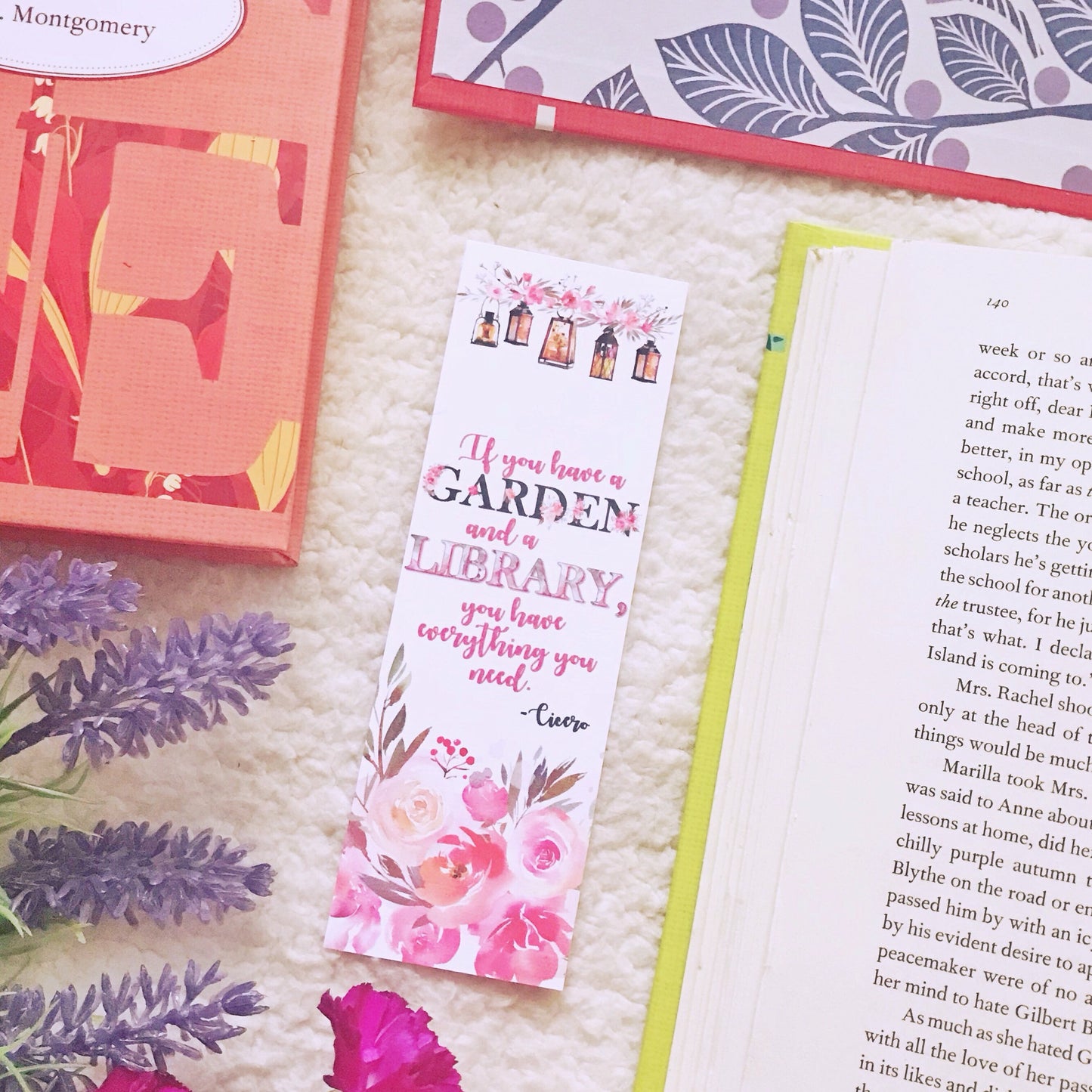 Cicero Quote Garden Bookmark