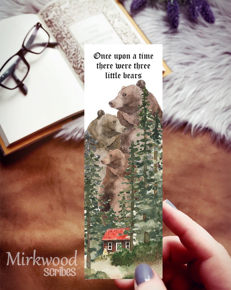 Three Little Bears Bookmark