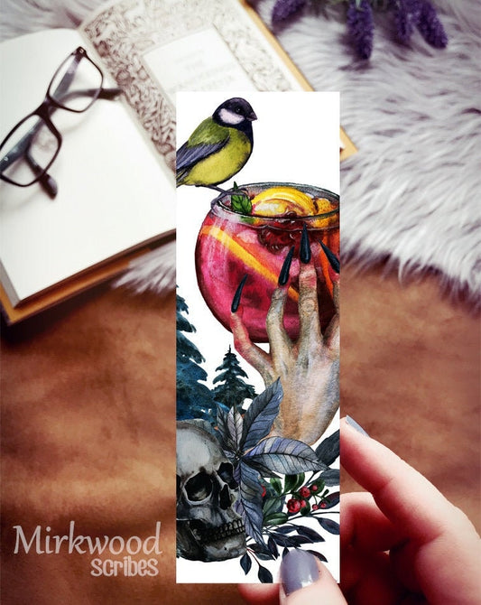 Spooky Sangria Halloween Bookmark