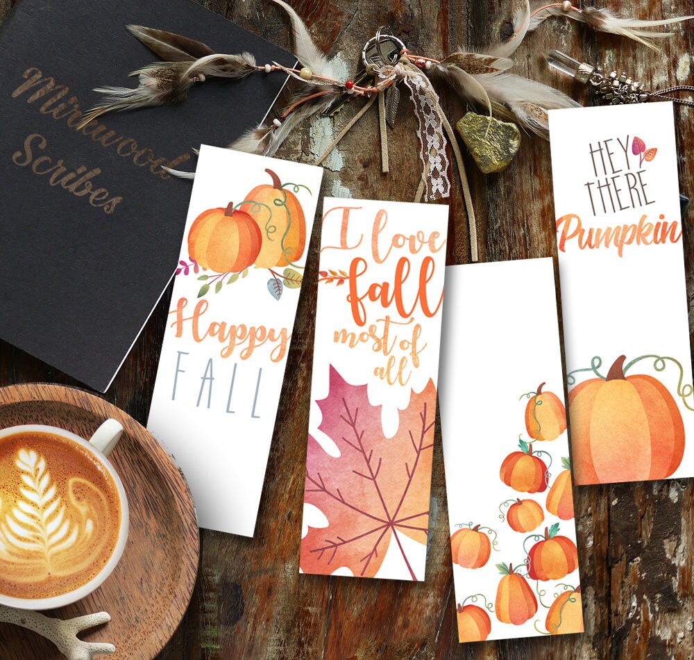 Hey There Pumpkin Bookmark