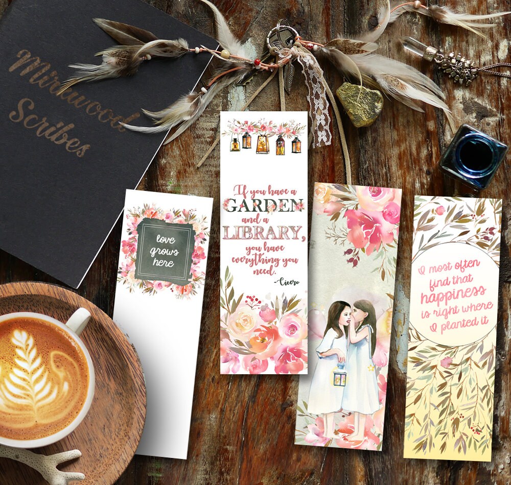 Cicero Quote Garden Bookmark