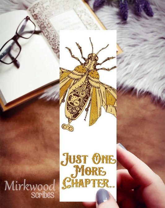 Steampunk Bee Bookmark