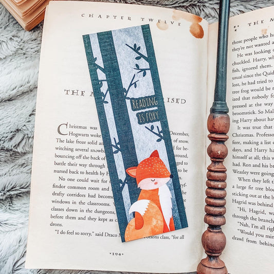 Reading is Foxy Bookmark