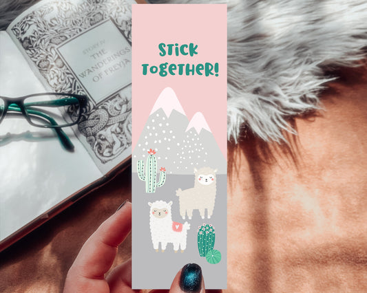 Cute Llama Bookmark