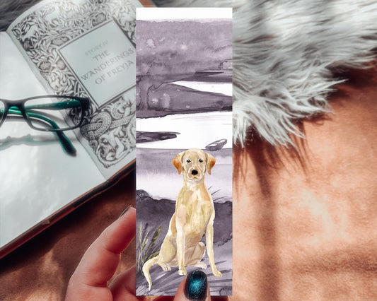 Labrador Retriever Watercolor Bookmark