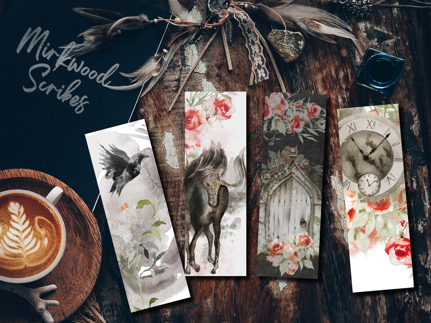 Dark Unicorn Bookmark