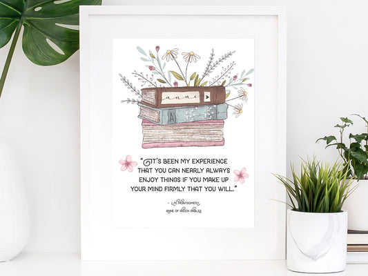 Anne of Green Gables Bookish Art Print