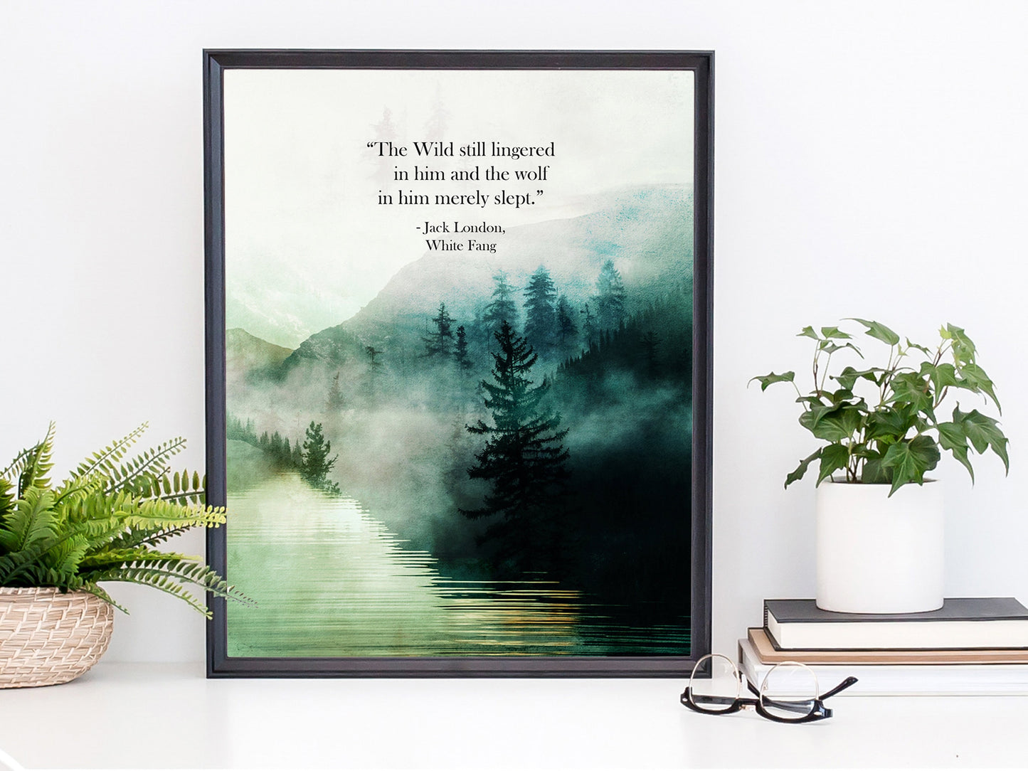 Jack London White Fang Art Print