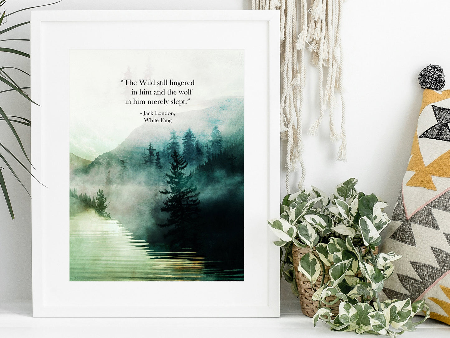 Jack London White Fang Art Print