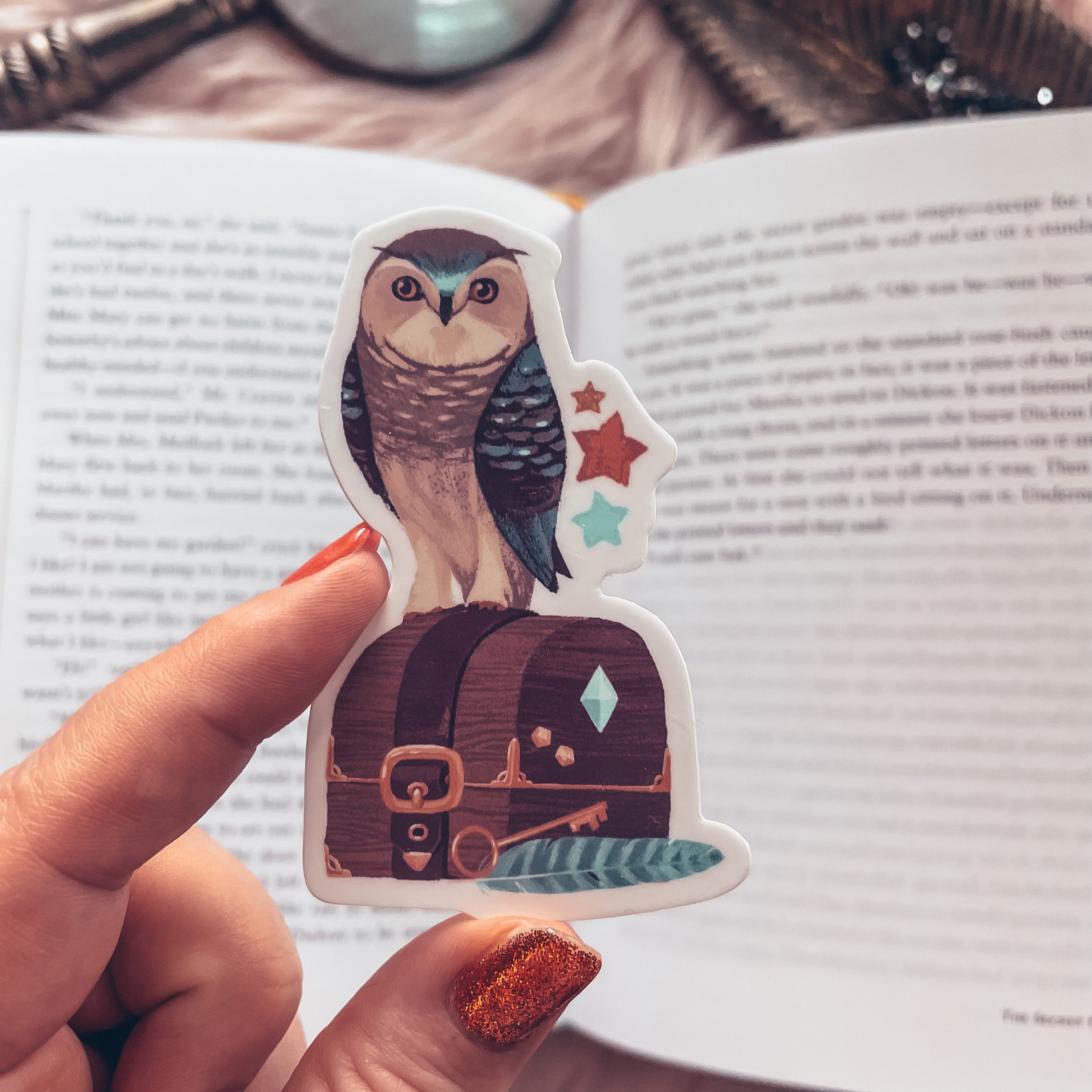 Owl Vinyl Sticker – Mirkwood Scribes