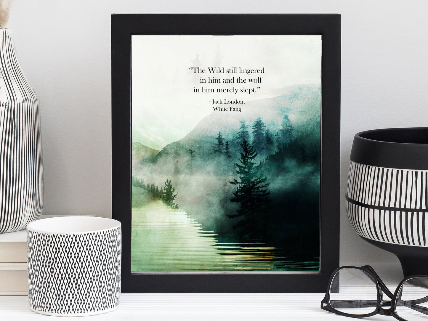 Jack London White Fang Art Print