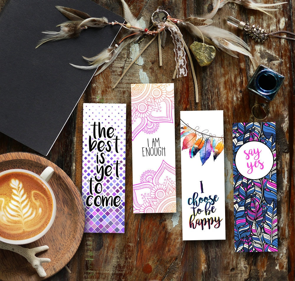 Say Yes, Positive Affirmation Bookmark