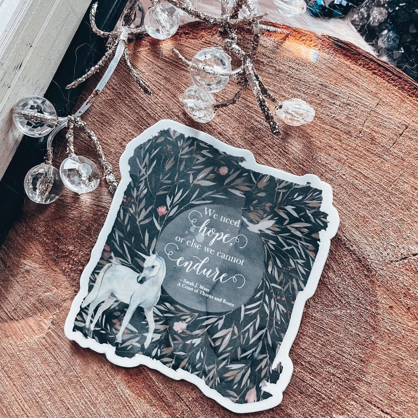 ACOTAR Vinyl Sticker, We Need Hope or Else We Cannot Endure, Feyre