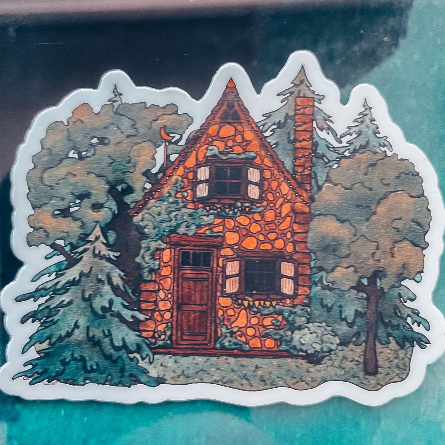Cozy Cottagecore Storybook Sticker