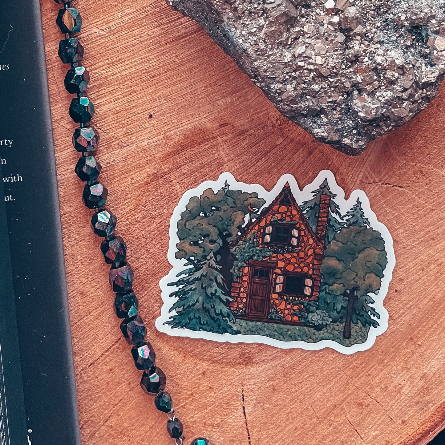Cozy Cottagecore Storybook Sticker